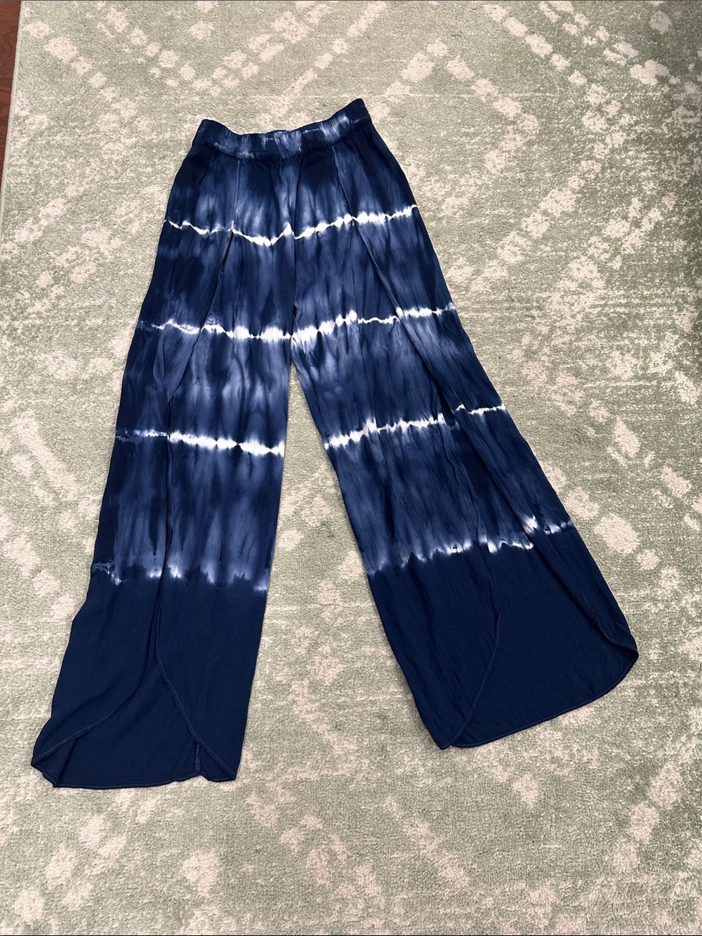 Young Fabulous & Broke Navy Relaxed Elastic-Waist Pants XS